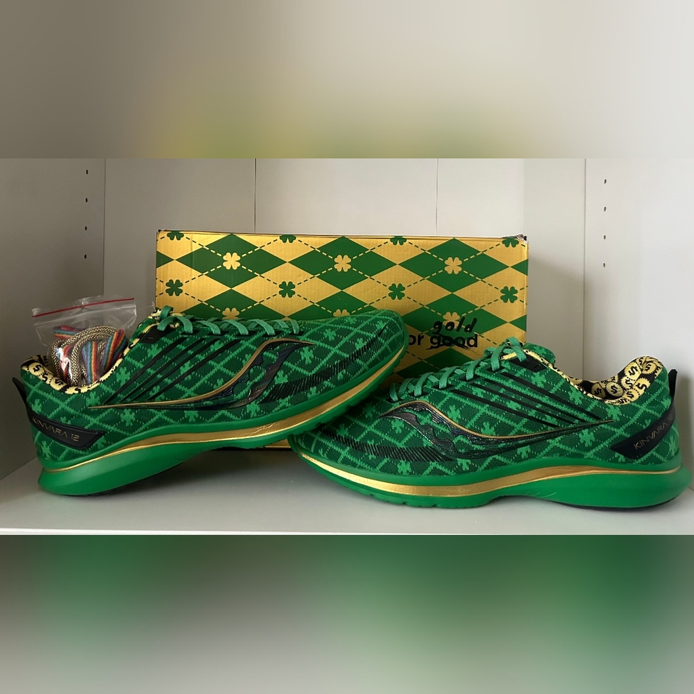 *NEW* Saucony Kinvara 12 shamrock limited edition